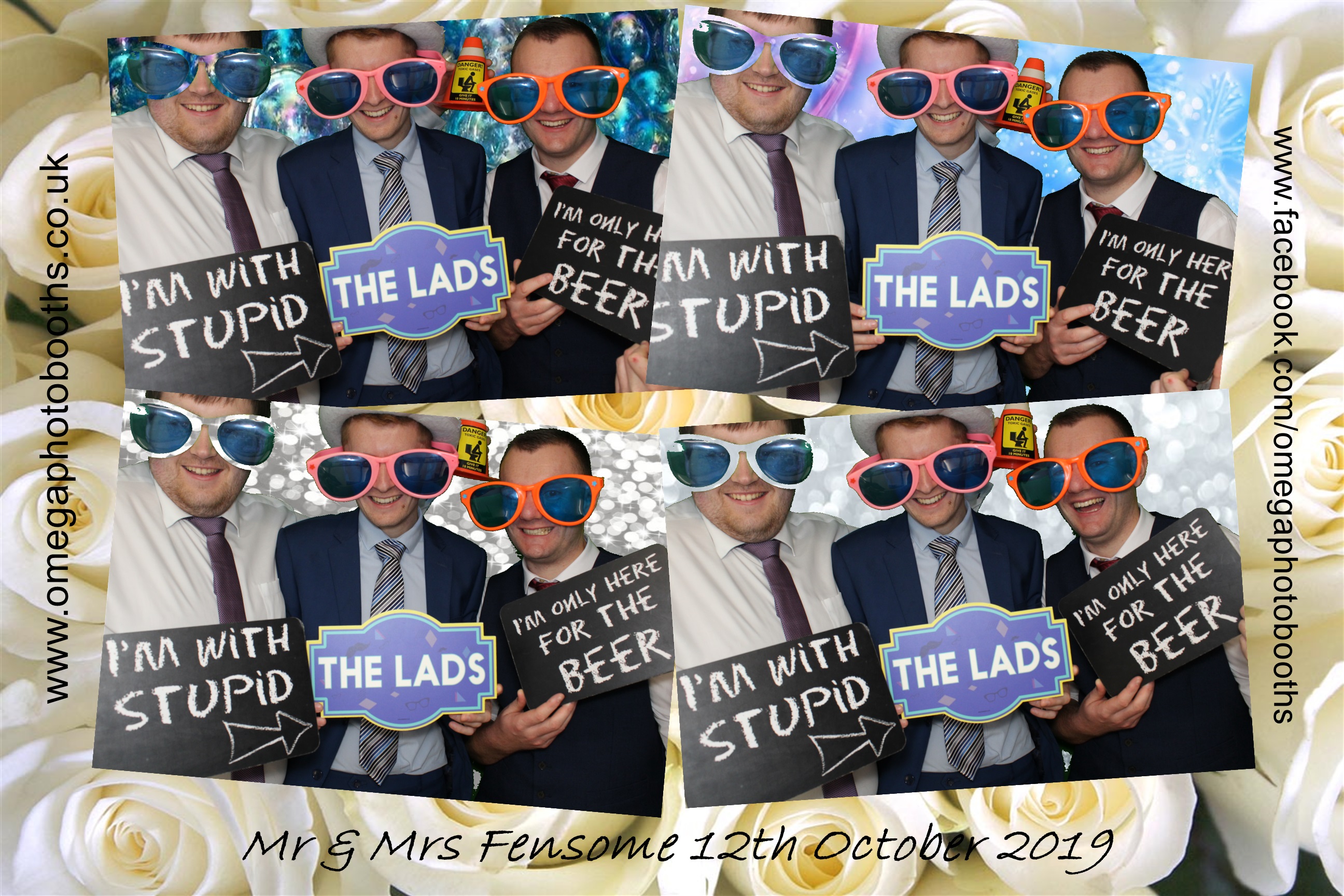 Mr & Mrs Fensome | View more photos from the event at gallery.omegaphotobooths.co.uk/u/Omega-Photobooths/Mr-Mrs-Fensome